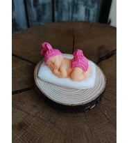 SOO SOAP UYUYAN BEBEK PONPONLU SABUN HEDİYELİK DEKORATİF