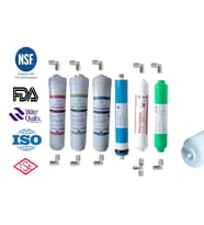 Aquafly 12" Inline 6lı TAKIM ALKALİ Su Arıtma Filtresi Kapalı Kasa Cihaz Uyumlu