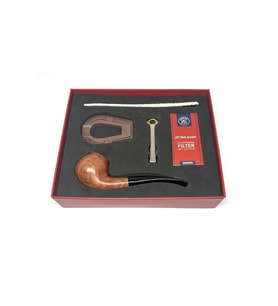 Premium 5’li 9mm Gül Ağacı Ahşap Pipo Seti, şık ve kaliteli tasarım