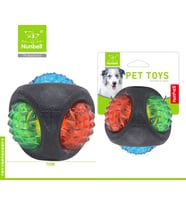 Nunbell Işıklı Kauçuk Köpek Top Oyuncağı 7 cm