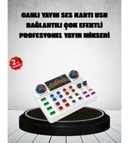 Canlı Yayın ve Karaoke İçin Profesyonel Ses Kartı Bluetooth Destekli