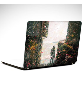 İnsan Silueti Laptop Sticker 17 inch (39X27CM)