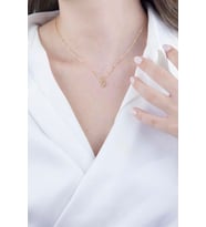 Ş Harfli Gold Zincir Kolye