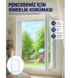 Sinek ve Uçan Böceklere Karşı Koruyucu Pencere Sineklik Filesi