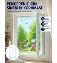 Sinek ve Uçan Böceklere Karşı Koruyucu Pencere Sineklik Filesi