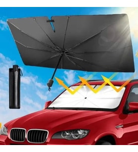 Toyota C-HR, Nissan Qashqai, VW Golf, Renault Fluence, Hyundai Elantra Uyumlu Oto Şemsiye