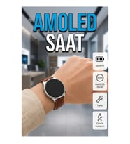 AMOLED Ekranlı Akıllı Saat – 10 Gün Pil Kullanımı ve Torch Fonksiyonu