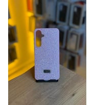 Samsung S24 Plus Uyumlu Taş Desenli Silikon Yumuşak Kılıf (Pembe)