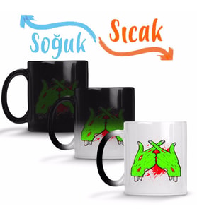 Zumbi X Sihirli Kupa Bardak Porselen