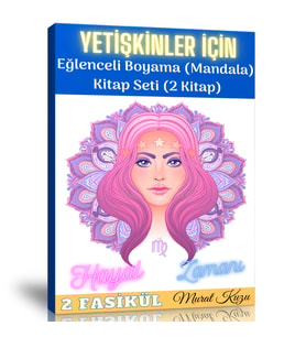 Yetişkinler İçin Boyama Kitap Seti (2 Fasikül Kitap)