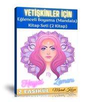 Yetişkinler İçin Boyama Kitap Seti (2 Fasikül Kitap)
