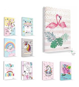 CINAR DESENLİ DEFTER 72 ÇİZGİLİ