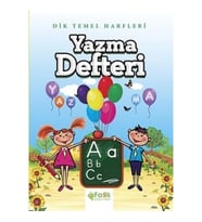 Dik Temel Harfleri Yazma Defteri