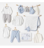 AC25601 Ocean İs My Happy Place 10 Parça Hastane Çıkışı White 0-3 Ay-White