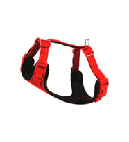 Doggie Havalı Dokumadan El Yapımı Köpek Göğüs Tasması L-2x55-65cm - Red