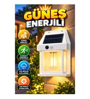 Çok Modlu Güneş Enerjili Bahçe ve Balkon Aydınlatma Lambası