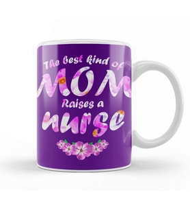 The Best Kind Of Mom Raises A Nurse 01 Kupa Bardak Porselen