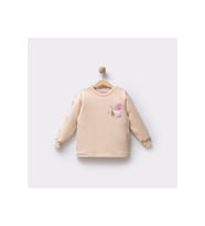 KIZ 5-8 YAŞ SÜZENE NAKIŞLI İKİ İP SWEAT (Çok Renkli)