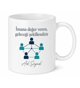 İnsan Kaynakları Uzmanına Hediye Motivasyonlu Çay Kupası Bardak