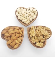 3'lü Karışık Kuruyemiş ( Çiğ Badem + Ceviz İçi + Çiğ Kaju ) 3000 Gram