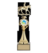 ODAK KUPA - Figürlü Kupalar - At / Binici Figürlü Kupalar FG-034 A - 37 cm