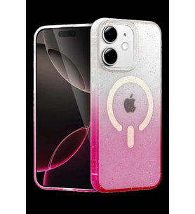 iPhone 12 Pummel Shiny Magsafe Kapak - Pembe