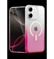 iPhone 12 Pummel Shiny Magsafe Kapak - Pembe