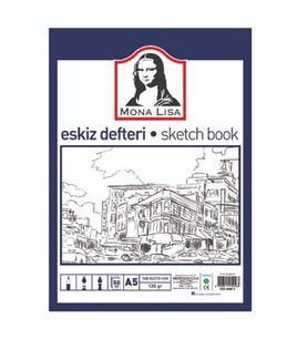 Mona Lisa Eskiz Defteri A5 50 Yaprak - 2 adet
