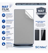 SChitec Garmin Tread® 2 (010-02972-00) Uyumlu Ön Yüzey Mat Hidrojel Ekran Koruyucu