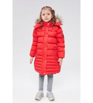 Benittokids Kız Çocuk Natürel Kürklü Kaban 51301 (Kırmızı)