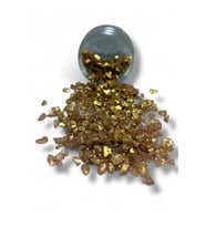 Epoksi Çalışmalarınız İçin Parlak Cam Kırıkları 4-8 mm ANTİK ALTIN 100 gr