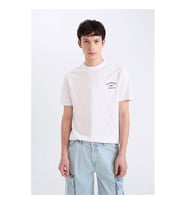 Defacto Beyaz Erkek T-Shirt D5561AX/WT34
