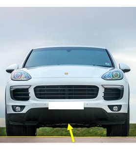 Porsche Cayenne 2015-2018 Ön Tampon Alt Kaplama Spoyler 95850510000