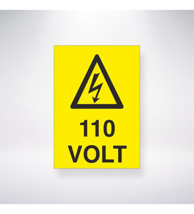 110 Volt 21x28 Arkası Yapışkanlı Levha
