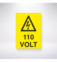 110 Volt 21x28 Arkası Yapışkanlı Levha