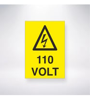 110 Volt 21x28 Arkası Yapışkanlı Levha