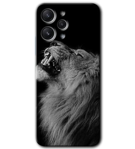 Redmi 12 Kılıf HD Desen Baskılı Arka Kapak - Lion