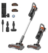 WORX WX038 20Volt 2.0Ah. Li-ion 105Watt Çift Akülü Kömürsüz Siklonik Sistem Şarjlı Dikey Süpürge