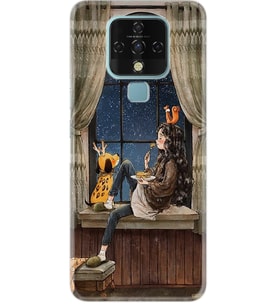 Camon 16 Kılıf Resimli Desenli Baskılı Silikon Kılıf Nano Film Ananas Camera Glass 1358