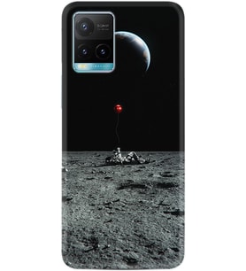 Vivo Y11S Y21S Y20 Y20S Y70 Kılıf Desemli Silikon Astronoot Red Baloon 1608