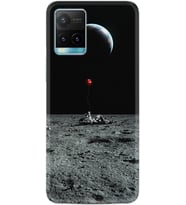 Vivo Y11S Y21S Y20 Y20S Y70 Kılıf Desemli Silikon Astronoot Red Baloon 1608