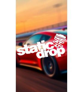 Static drop 20x10 Jdm Yazı Araba-motosiklet Cam Etiket Sticker Beyaz Renk
