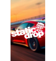 Static drop 20x10 Jdm Yazı Araba-motosiklet Cam Etiket Sticker Beyaz Renk