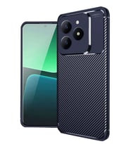 Newface Realme C61 Kılıf Auto Focus Karbon Kapak - Lacivert