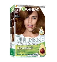 Garnier Nutrisse Yoğun Besleyici Kalıcı Krem Saç Boyası - 4.3 Altın Kahve