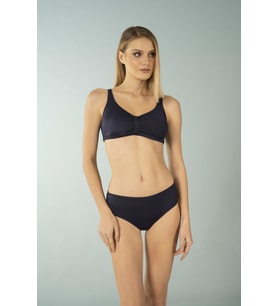 Estiva Luplu Toparlayıcı Yüksek Bel Bikini Takımı - Lacivert