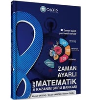Çanta Yayınları 8. Sınıf Matematik Zaman Ayarlı Kazanım Soru Bankası