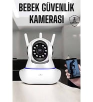 Wifi Kamera Ev Kamerası Gece Görüşlü Kablosuz Bebek Izleme Kamerası
