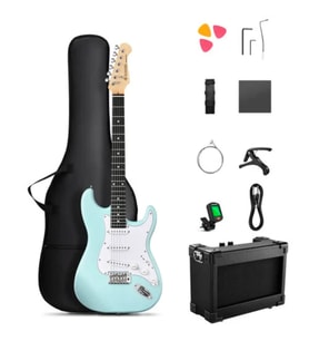 Donner DST-80 ST Elektro Gitar Seti (Surf Green)