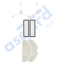 Dreame F9 PRO Uyumlu 2 Yan Fırça 2 Filtre 2 Mop PKT-iasgf0000273